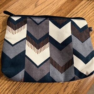 Chevron Patterned Clutch Bag